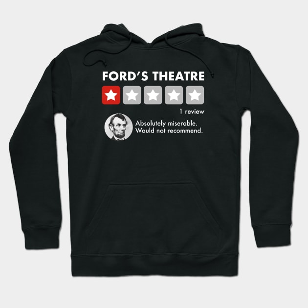 Ford's Theatre Review Hoodie by PopCultureShirts